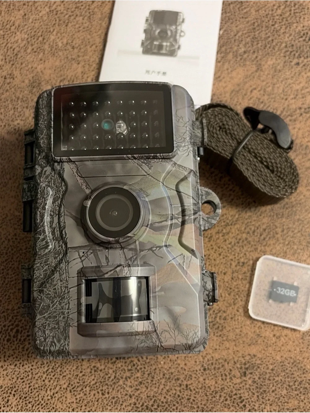 Trail Camera with memory card 32 GB 2.5K QHD 2720x1520
